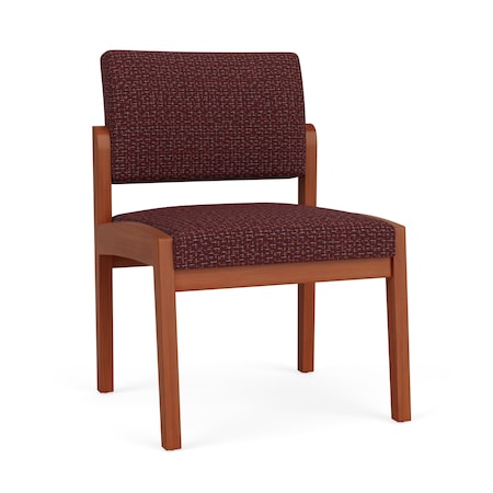 Lesro Lenox Armless Guest Chair, 22.5 in W 26 in L 31.5 in H LW1102